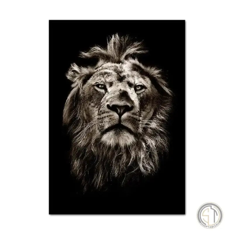 Tableau Tête de lion