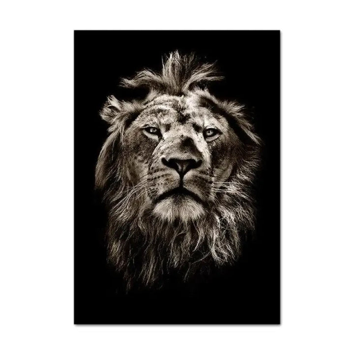 Tableau Tête de lion