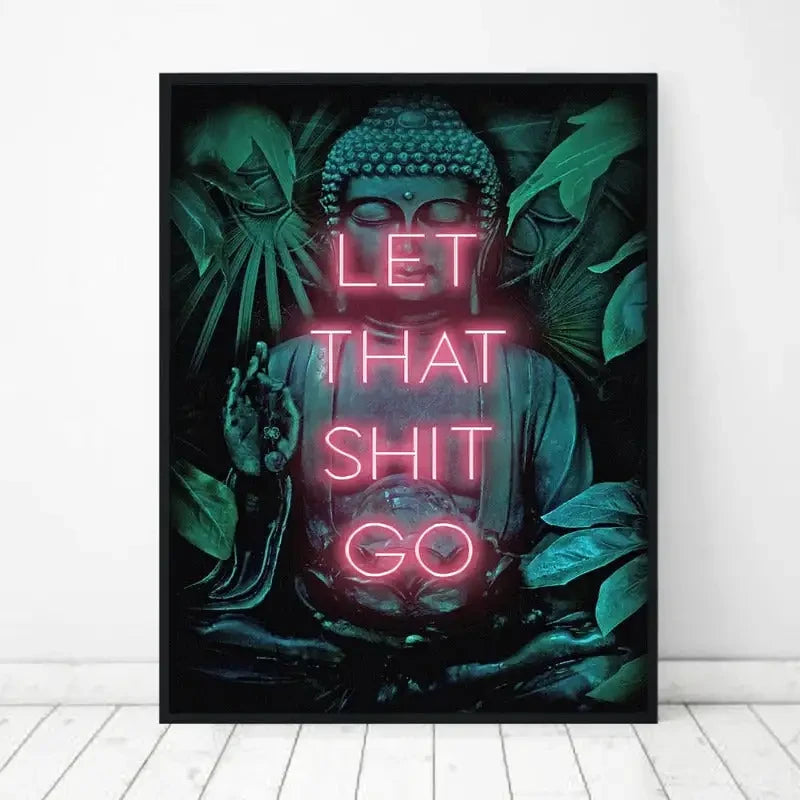 Fresque Murale Zen bouddha