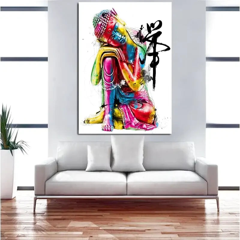 Grand Tableau Coloré Pop Art ✓ stree ✓ Street ✓ tableau