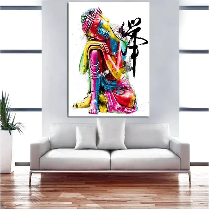 Grand Tableau Coloré Pop Art ✓ stree ✓ Street ✓ tableau