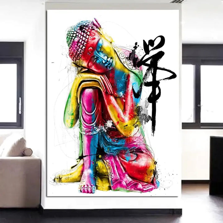 Grand Tableau Coloré Pop Art ✓ stree ✓ Street ✓ tableau
