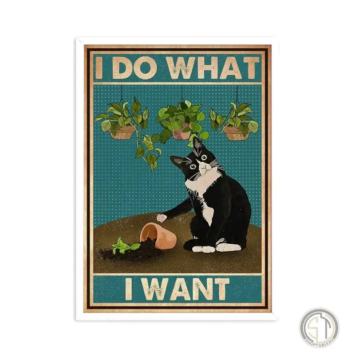 Peinture le Chat Noir chat