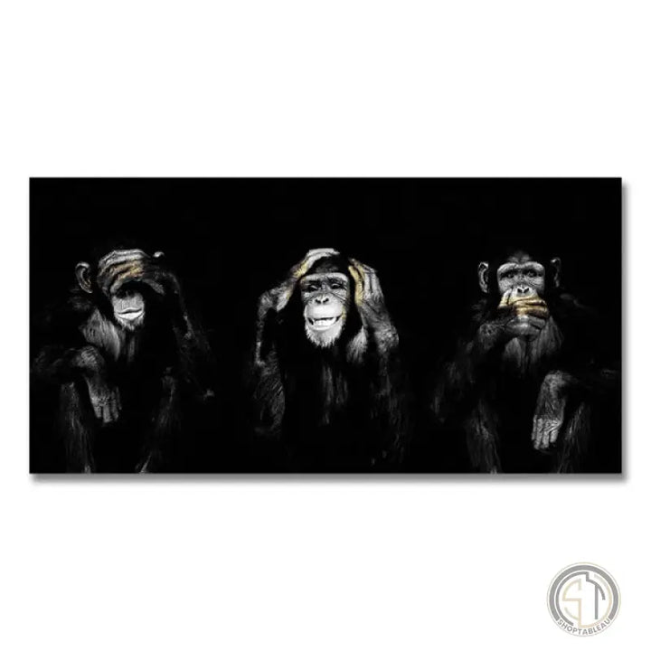 tableau moderne singe