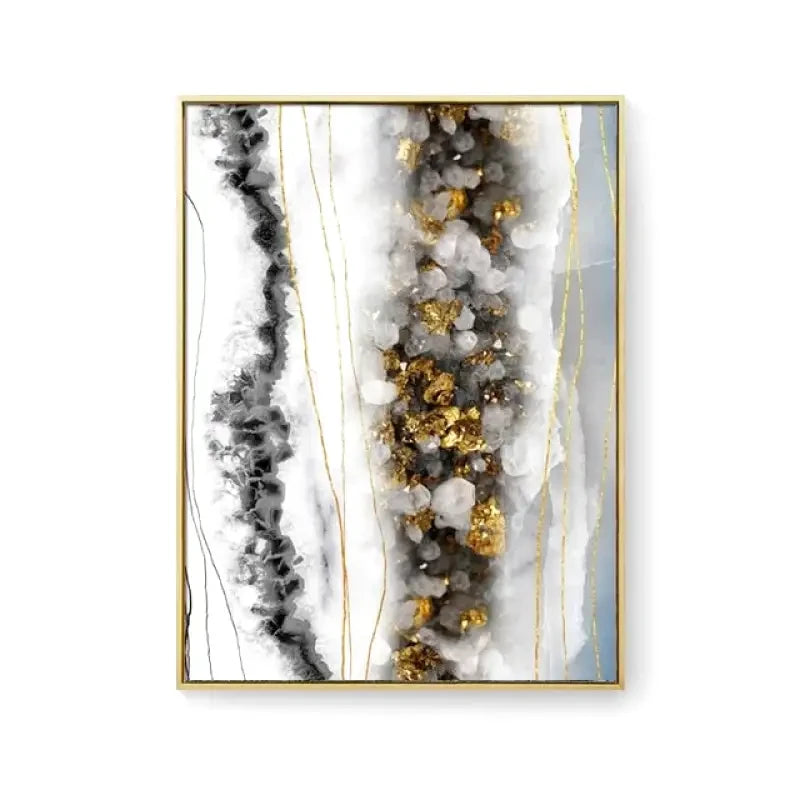 Grande toile abstraite moderne gris noir signée par l'artiste - Edition