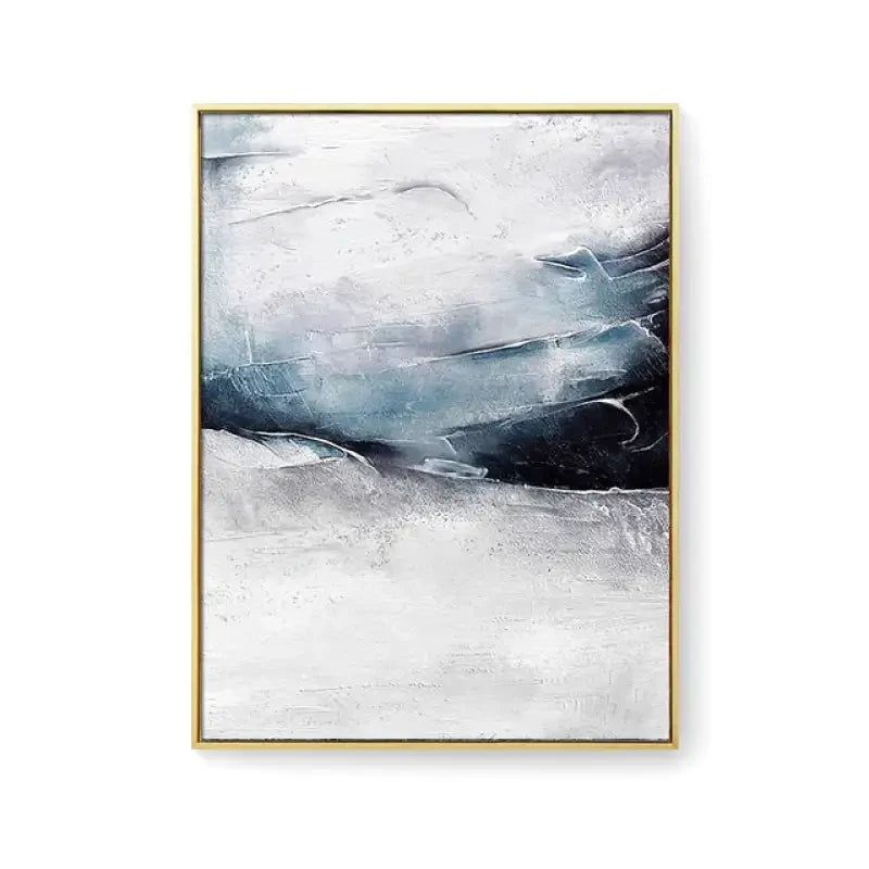Tableau Abstrait Blanc Gris