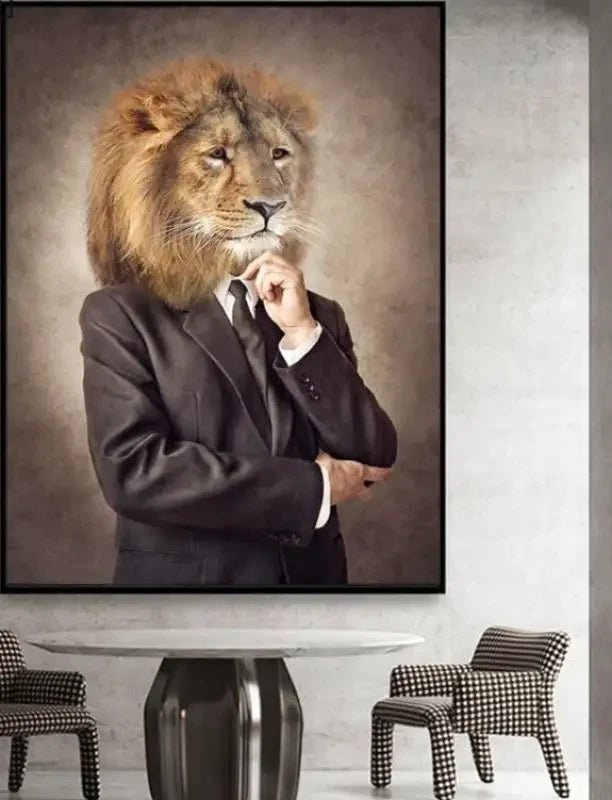 Toile Tête de Lion