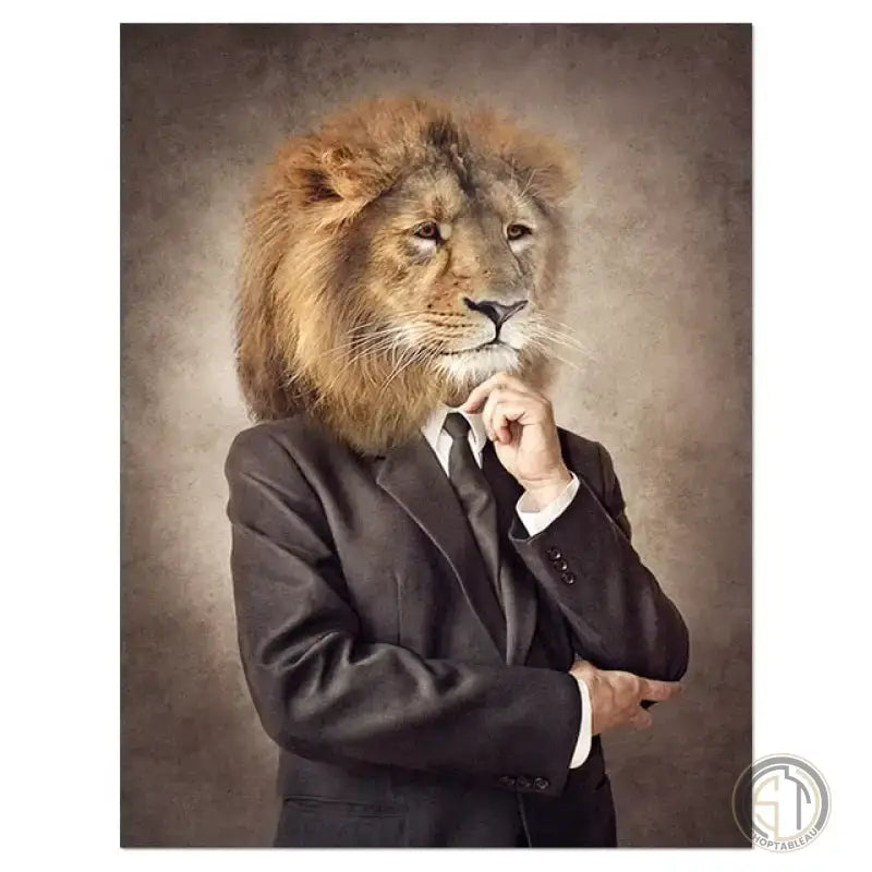 Tableau Tête de Lion