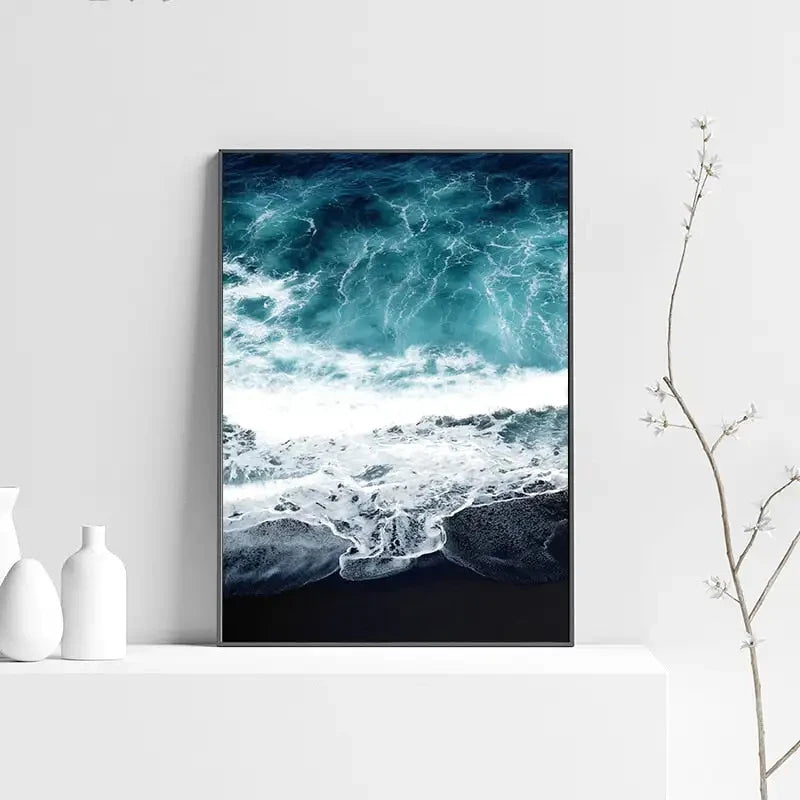 Tableau Bord de Mer Moderne