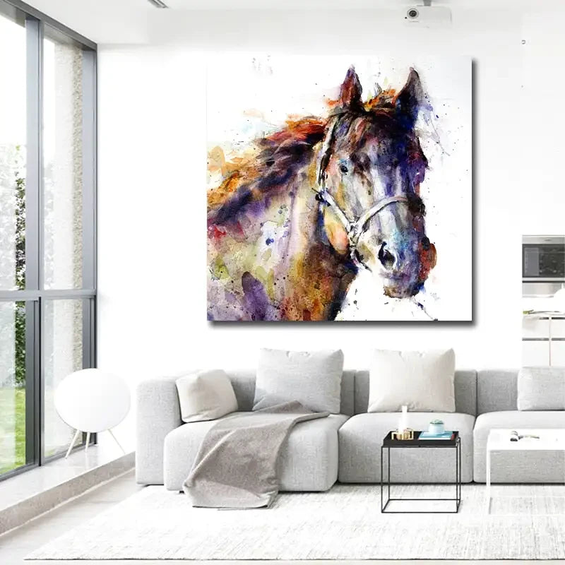 Tableau Cheval Peinture
