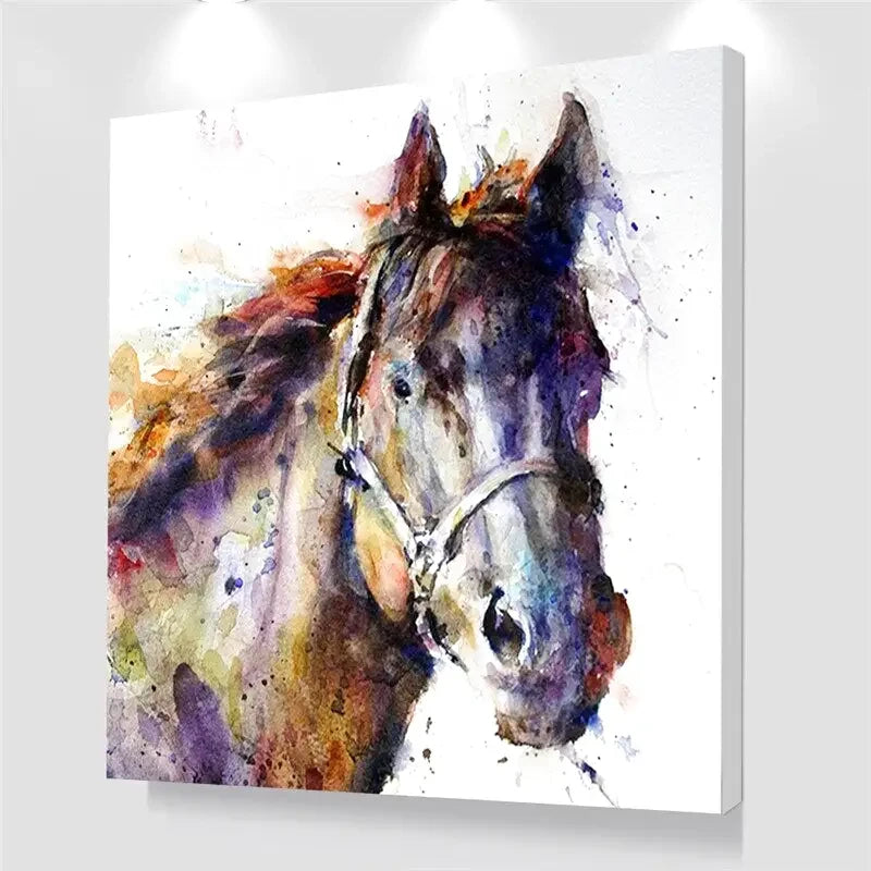 Tableau Cheval Coloré