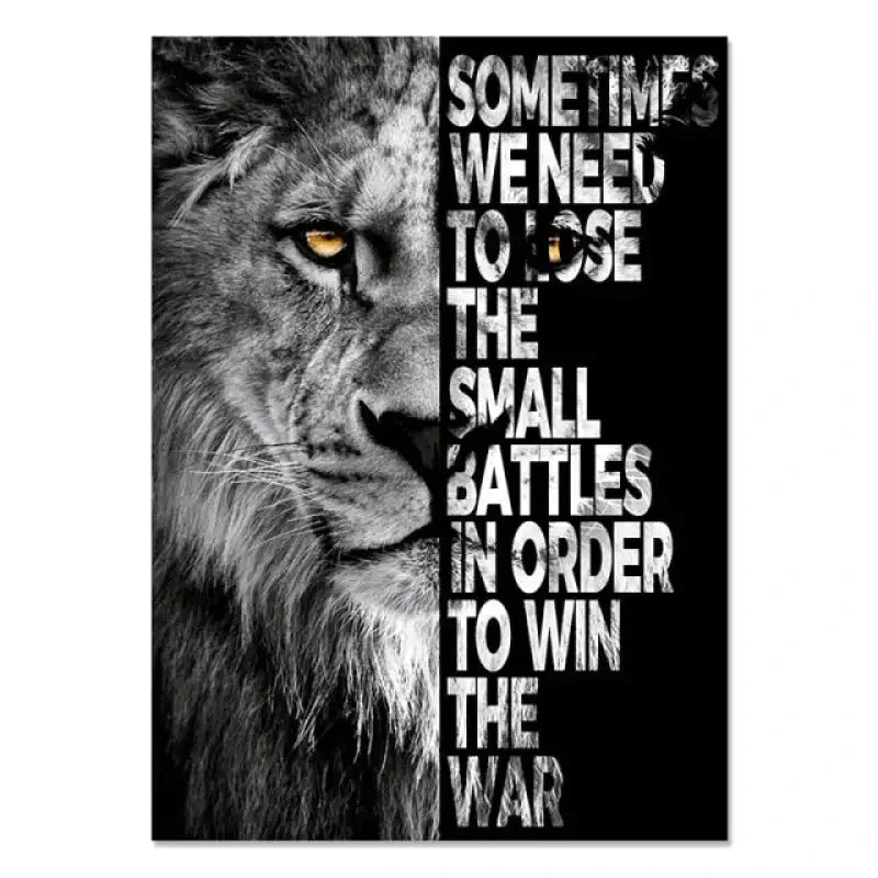 tableau tete de lion