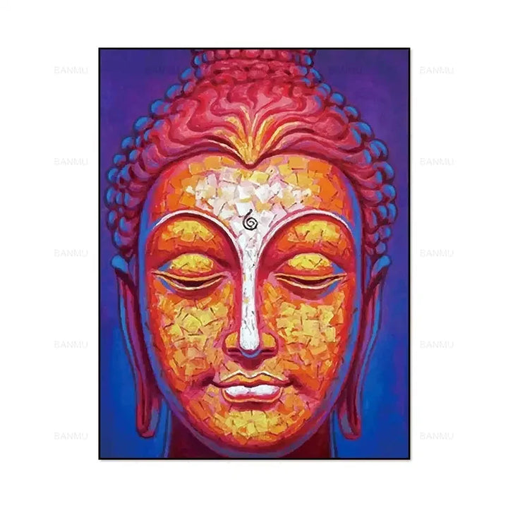 Tableau Deco Zen bouddha ✓ tableau coloré