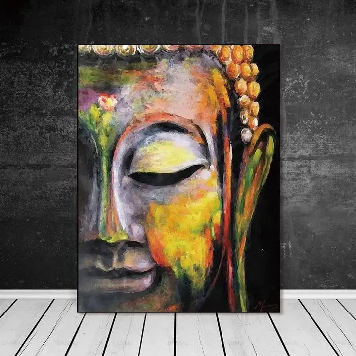 Tableau Deco Zen bouddha ✓ tableau coloré