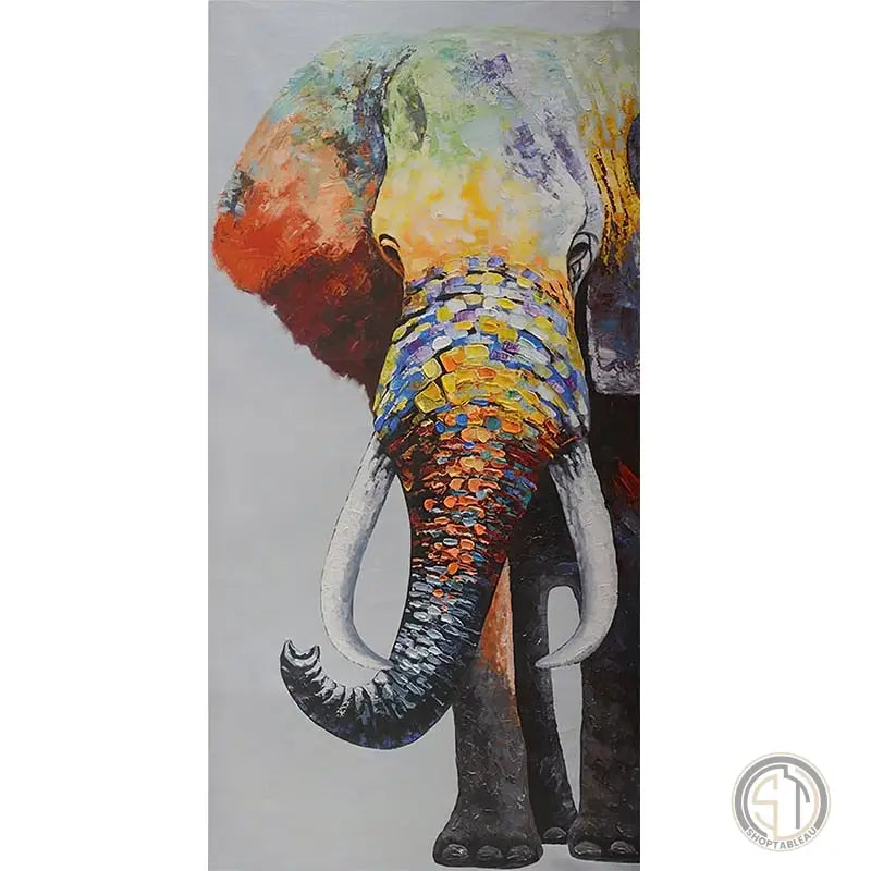 Toile Éléphant Grand Format