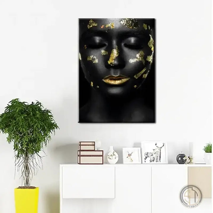 Tableau Femme Sensuelle africain ✓ Moderne ✓ tableau femme