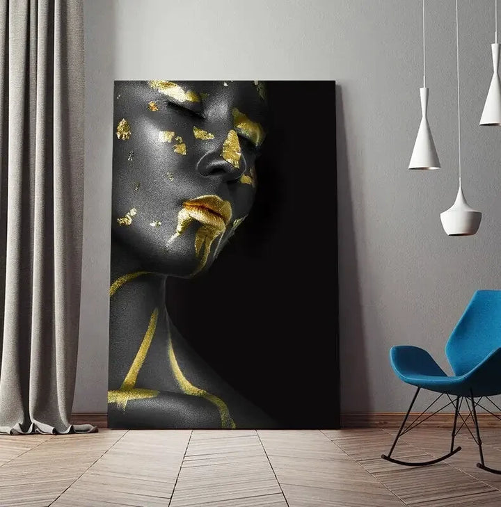 Tableau Femme Sensuelle africain ✓ Moderne ✓ tableau femme