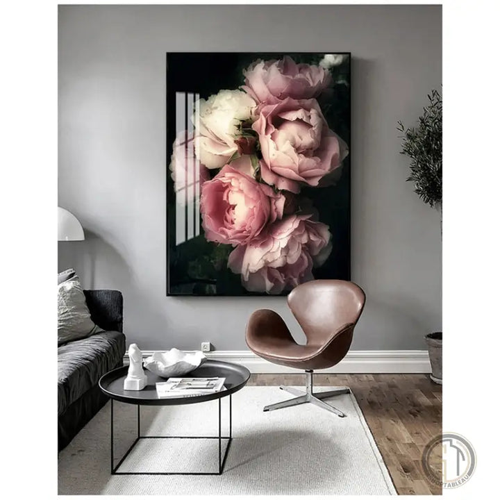 Tableau Fleur Rose