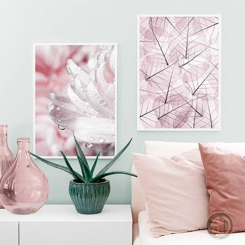 Tableau Fleure Rose