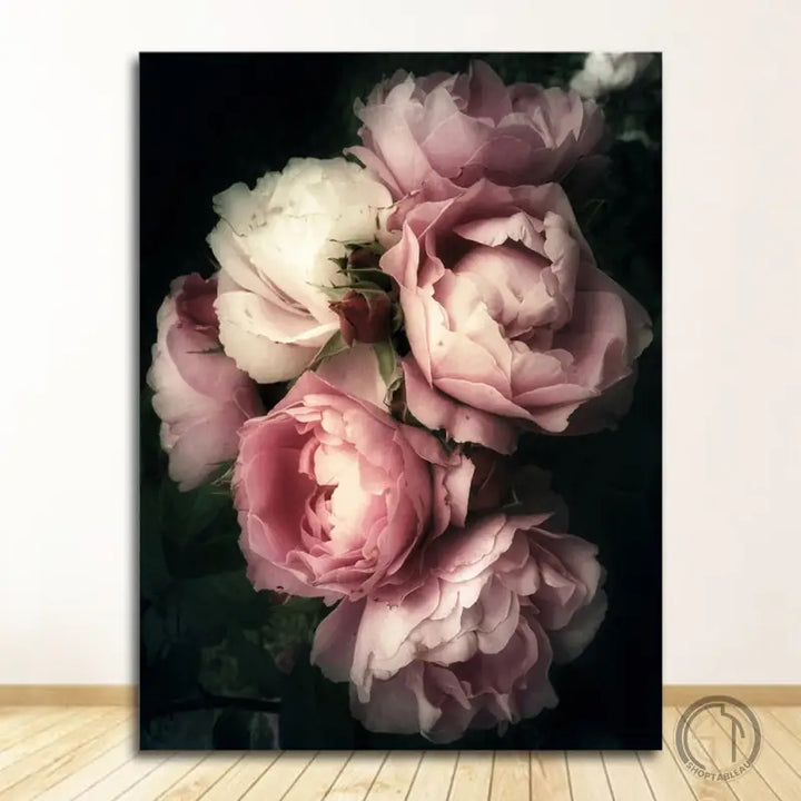 Tableau Fleur Rose