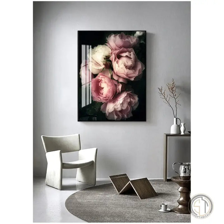 Tableau Fleur Rose