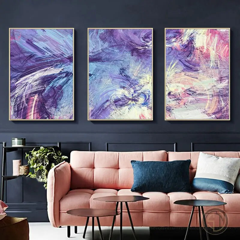 Tableau Fushia Moderne
