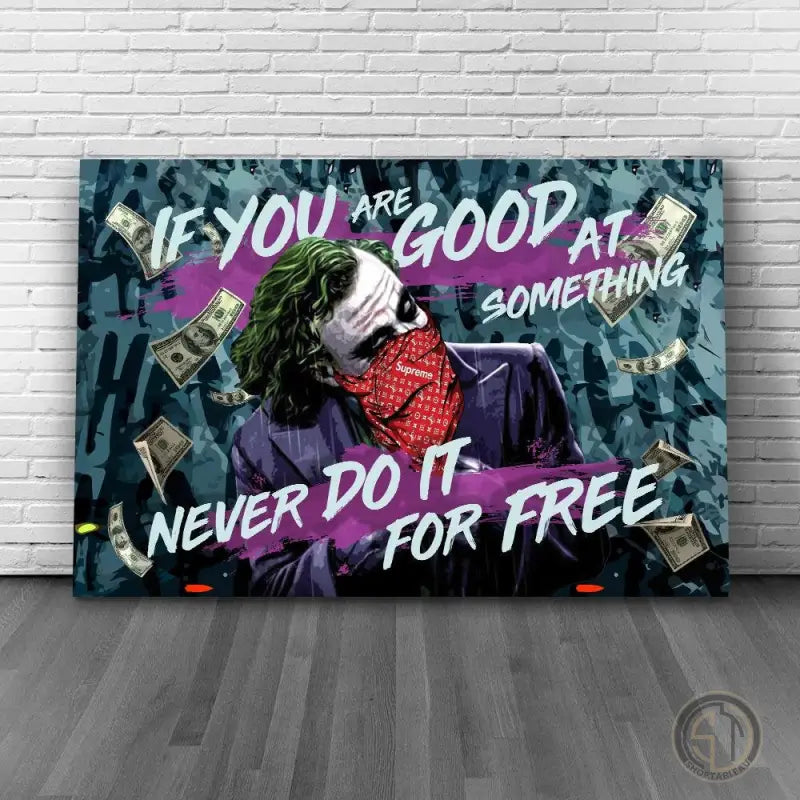 Tableau Joker Pop Art