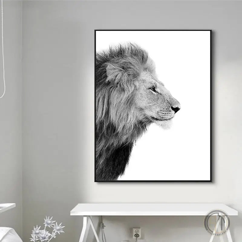 Tableau Tête de Lion