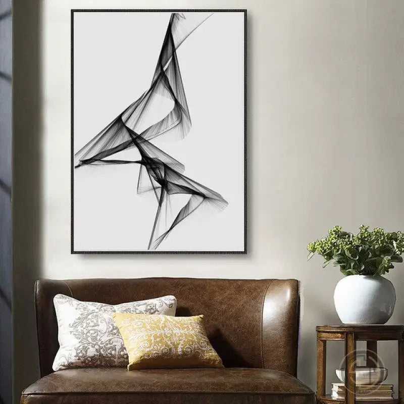 Tableau Moderne Blanc et Noir