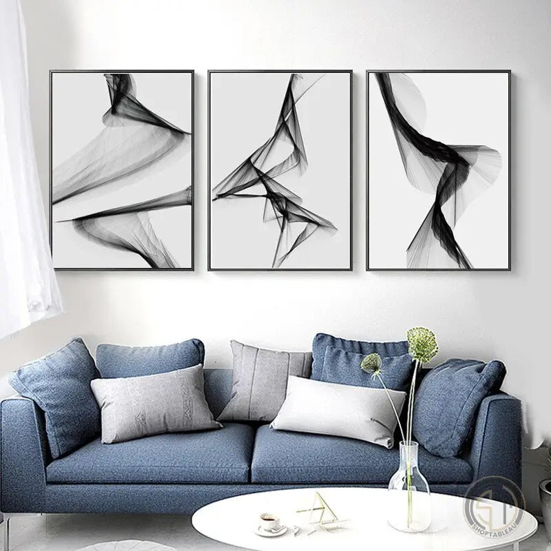 Tableau Modern Noir et Blanc