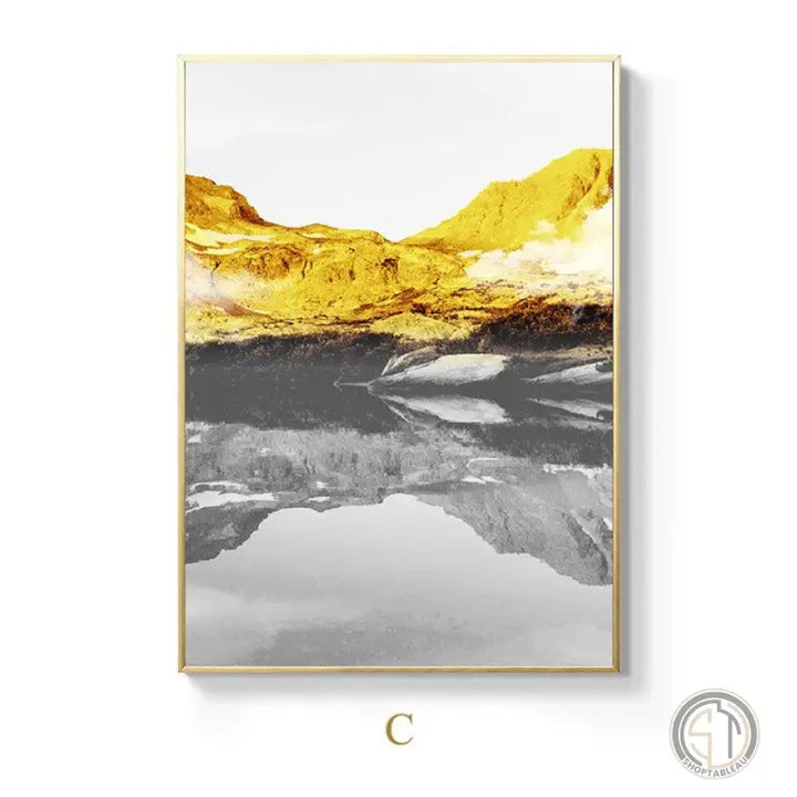 Toile Montagne Moderne