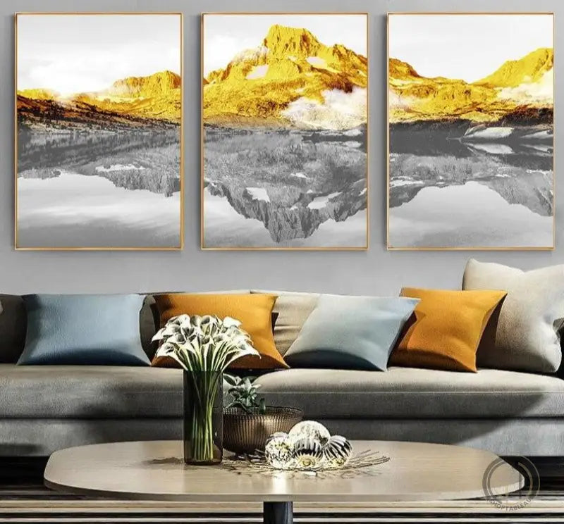 Tableau Montagne Vintage
