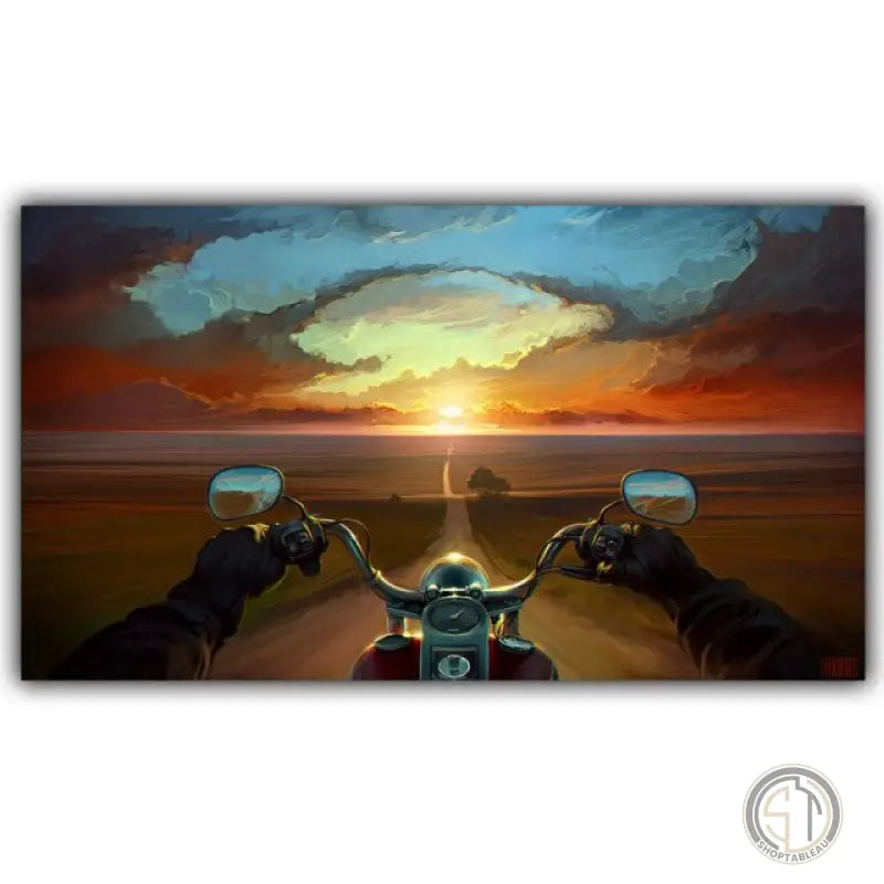 Tableau Moto Vintage (250 dif 7)