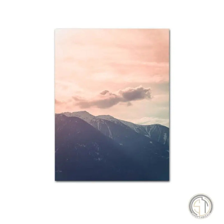 Tableau Montagne Nuage