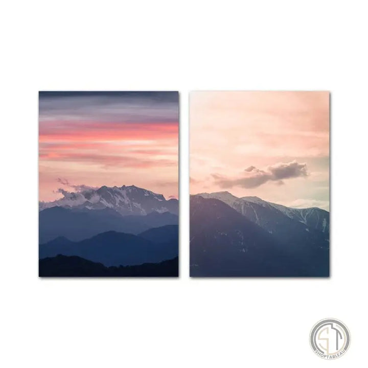 Toile Montagne Neige