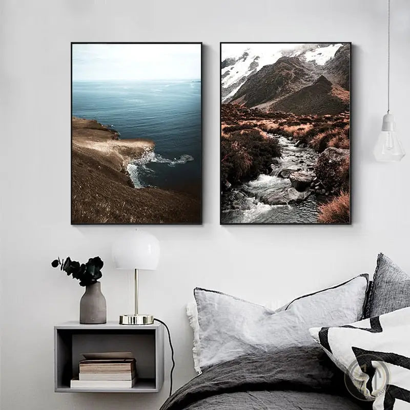 Tableau Peinture Paysage Ancien