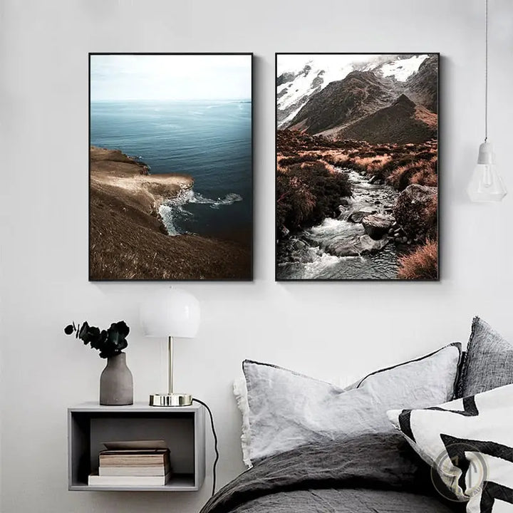Tableau Peinture Paysage Ancien