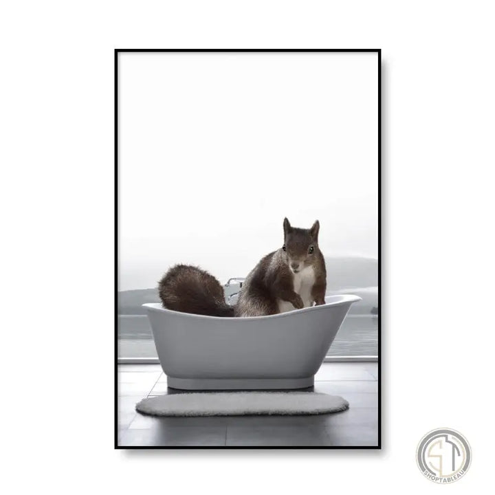 Tableau Photo Animaux Noir et Blanc