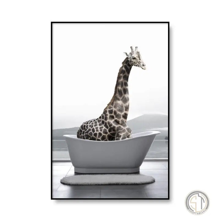 Tableau Photo Animaux Noir et Blanc