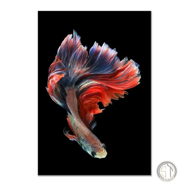 Tableau Poisson coloré