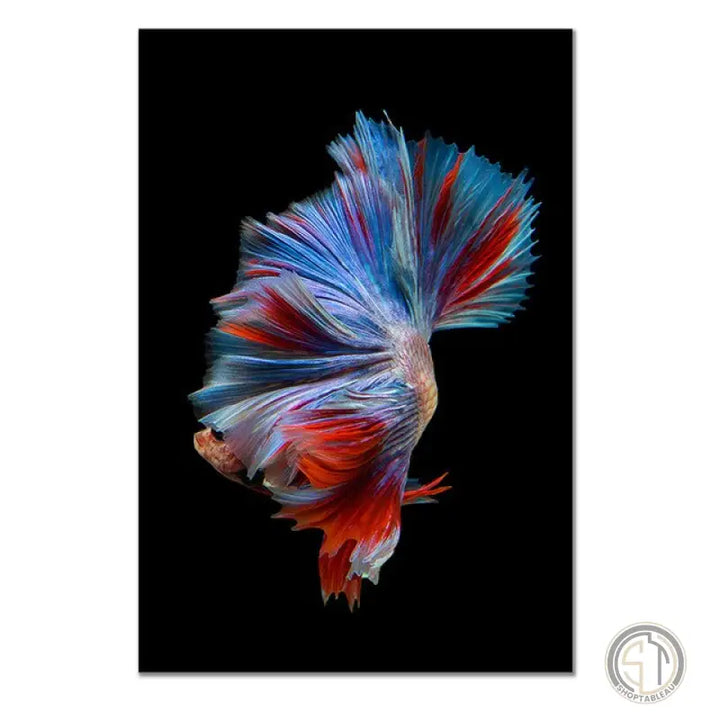 Toile Poisson Moderne