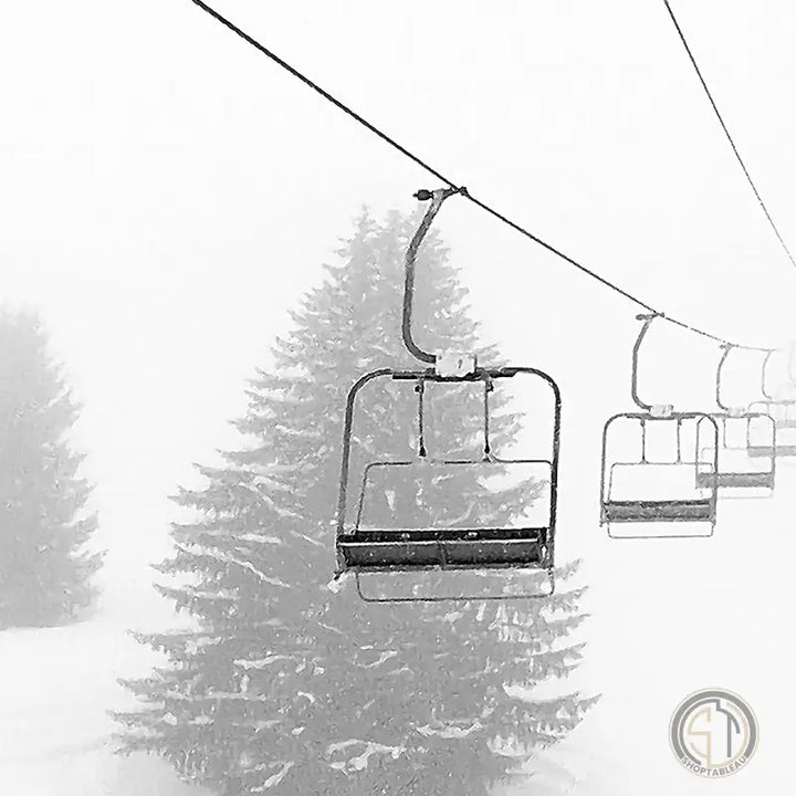 Tableau Ski Paysage