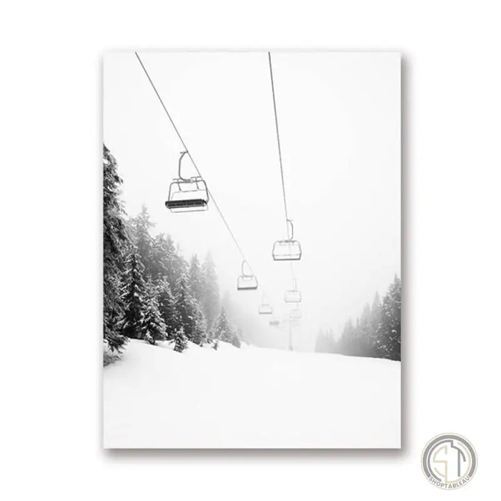 tableau de neige