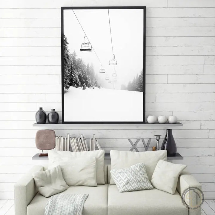 tableau piste de sky
