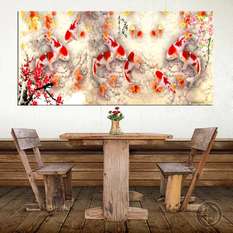 Tableau Poisson Japonais