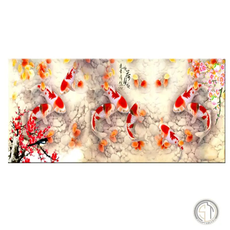 Toile Poisson Japonais