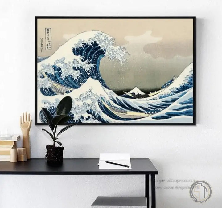 tableau vague de kana