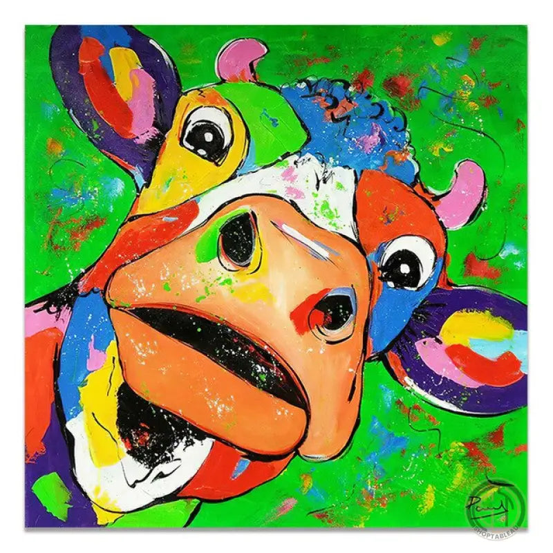 Tableau Vache Pop Art