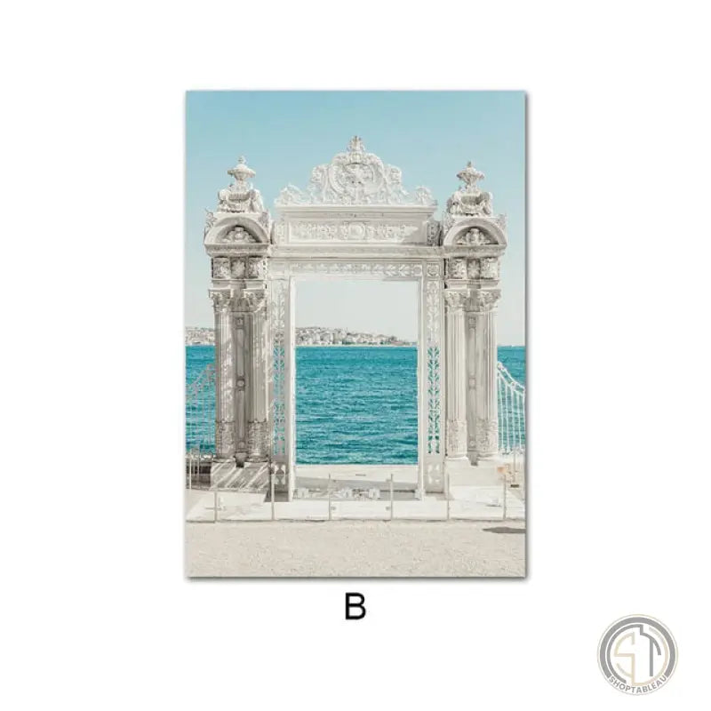 Toile Vue sur Mer