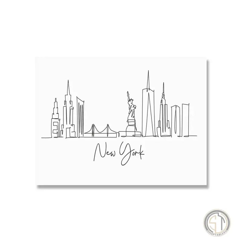 XXL New York new york ✓ Noir et Blanc